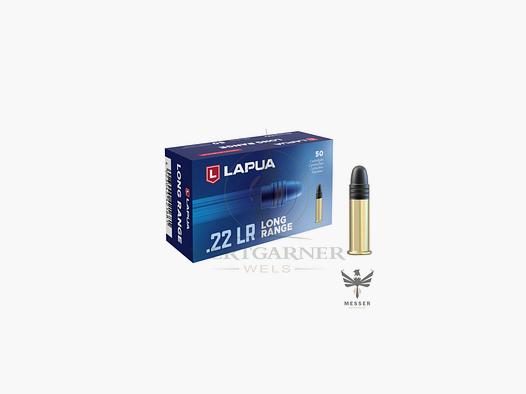 Lapua-Randfeuerpatrone Long Range .22LR 50er