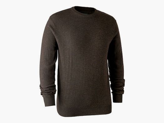 DEERHUNTER KINGSTON PULLOVER ROUND NECK DARK ELM