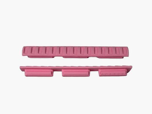 Schienenabdeckung Amarok Typ A Rosa - Langlebiger Schutz - Komfort und Sicherheit - Geeignet für Jagdgewehre