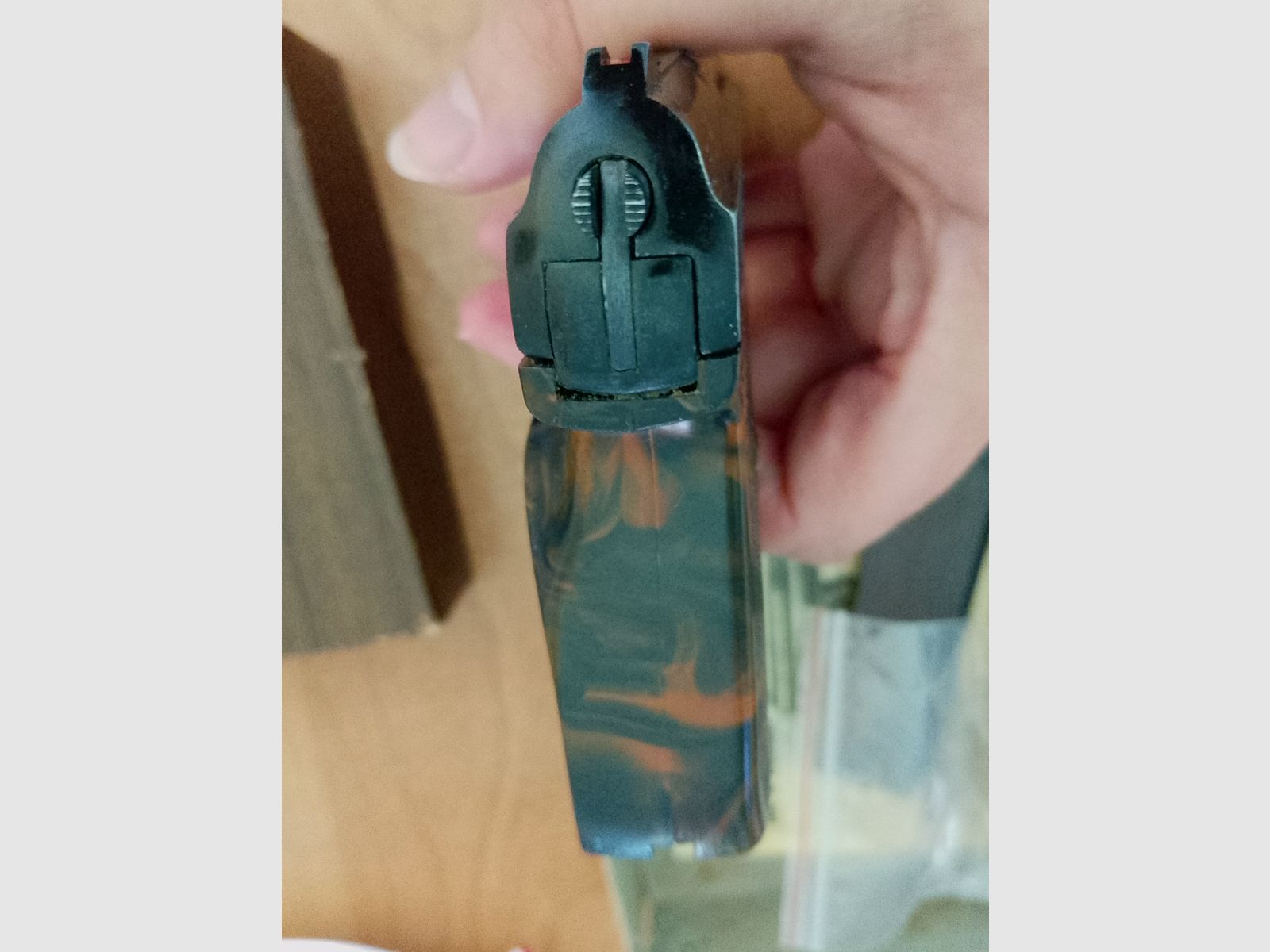 Erstes PTB! ME 8 Combat in 8 mm Knall im PTB 176 mit Verpackung!