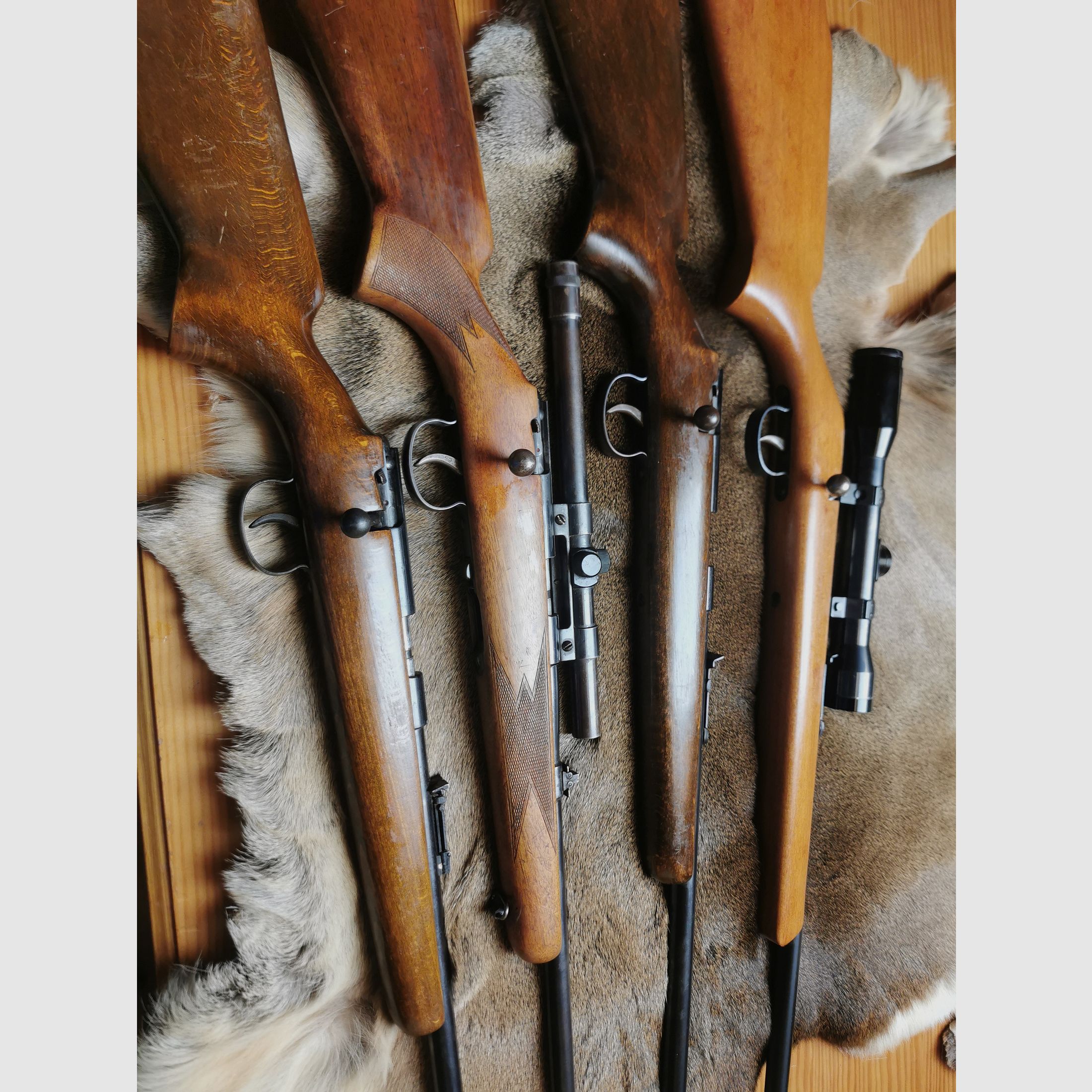 4 x Repetidor Anschütz 22 l.r.