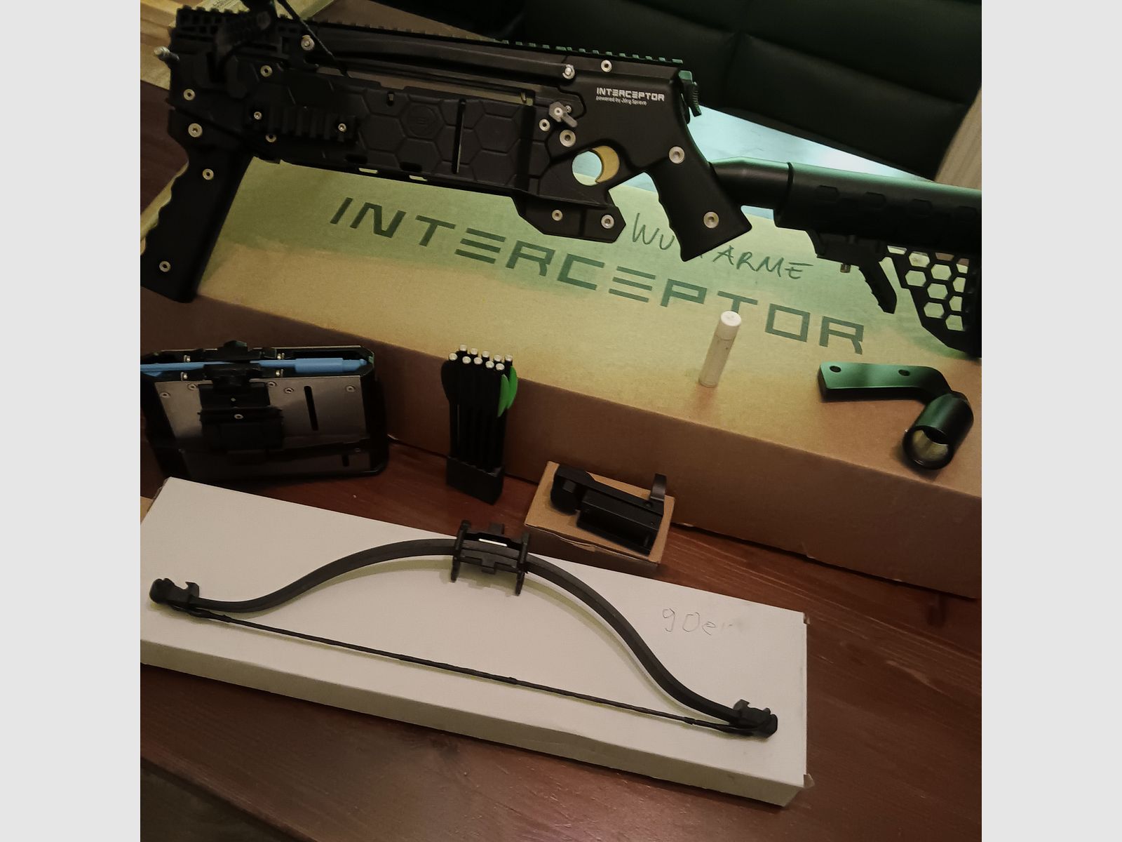 Mey Interceptor ballesta con accesorios
