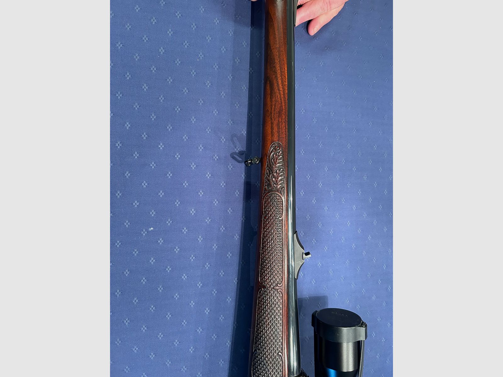 Fucile Stutzen Sauer 90 con inserti in oro
