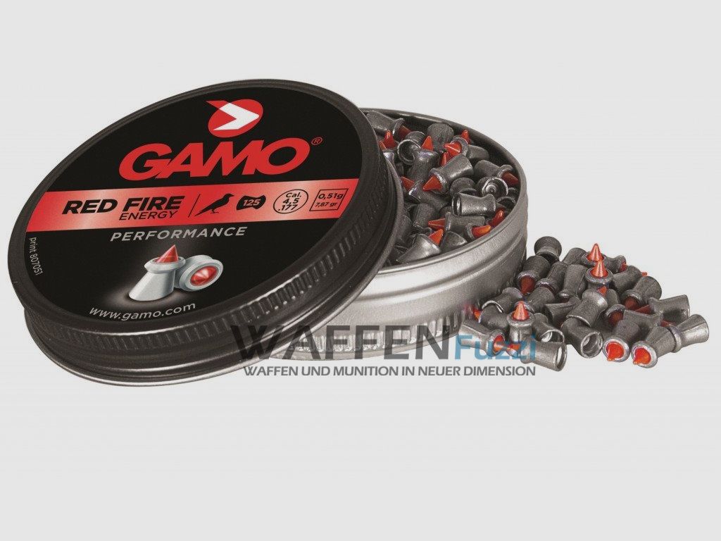 Gamo Performance Red Fire Diabolo Kaliber 4,5mm 125 STK.