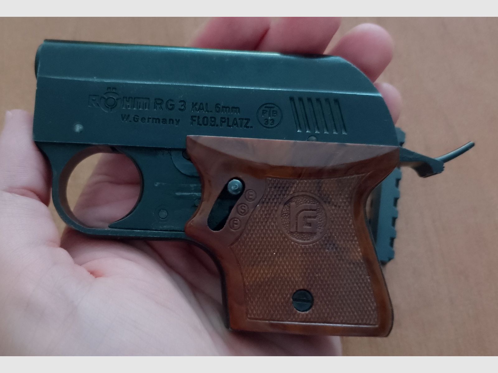 Röhm RG3 caliber 6 mm blank in PTB 33