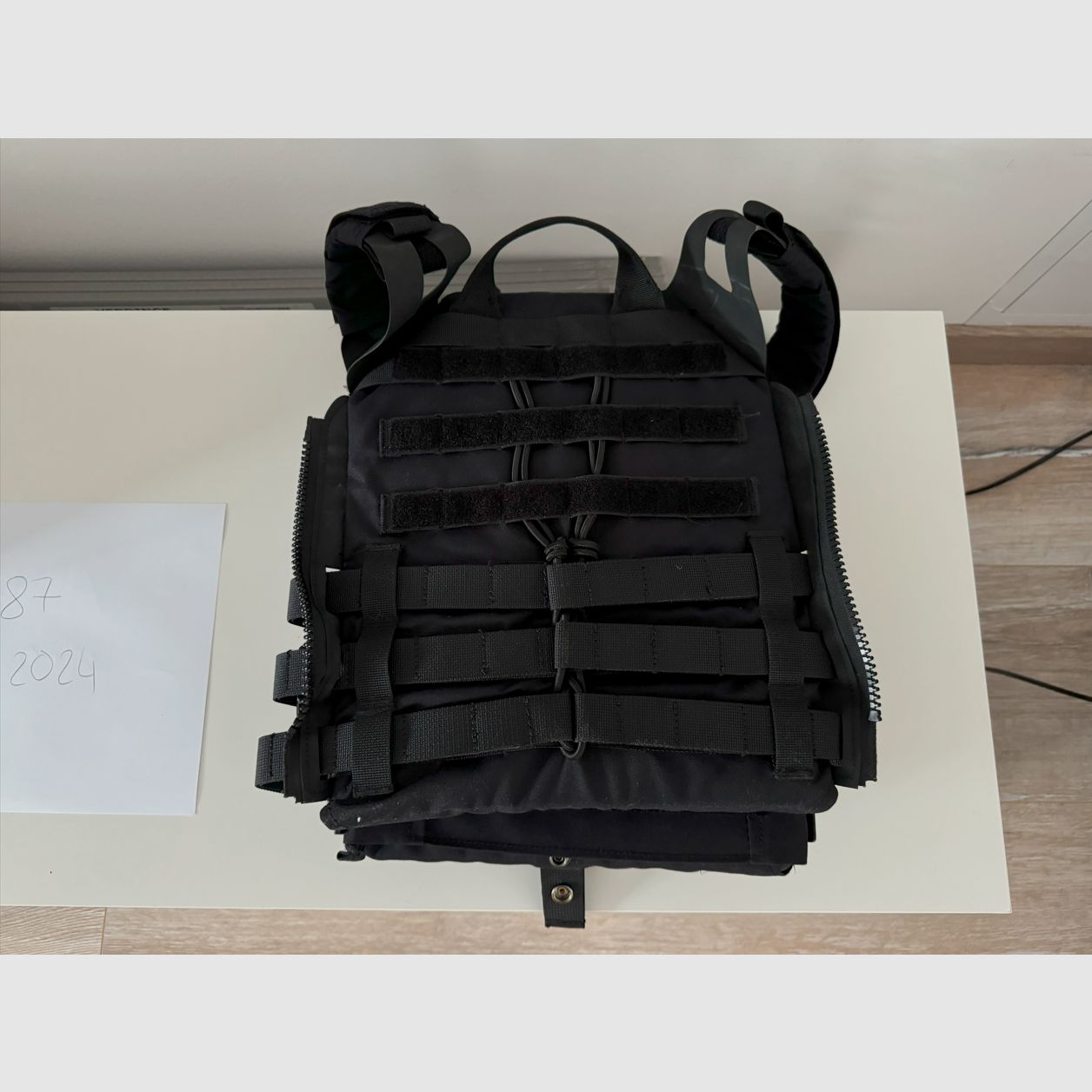 Tactical Vest RUSH 2.0 + Dummy Platten + Magpouch - Schwarz