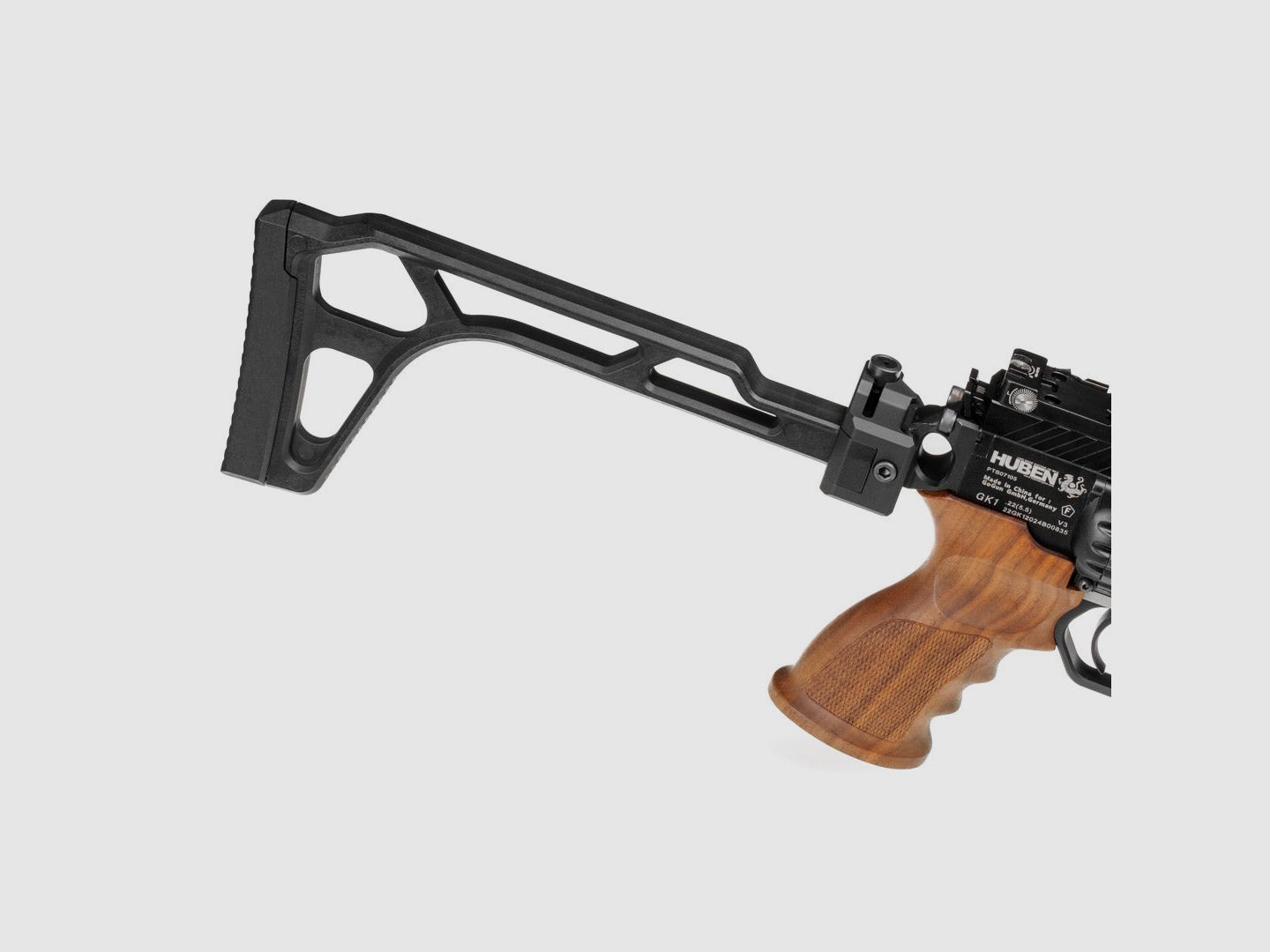 Ultralight folding stock Huben GK1 | Shoulder stock | foldable | for additional Picatinny rails