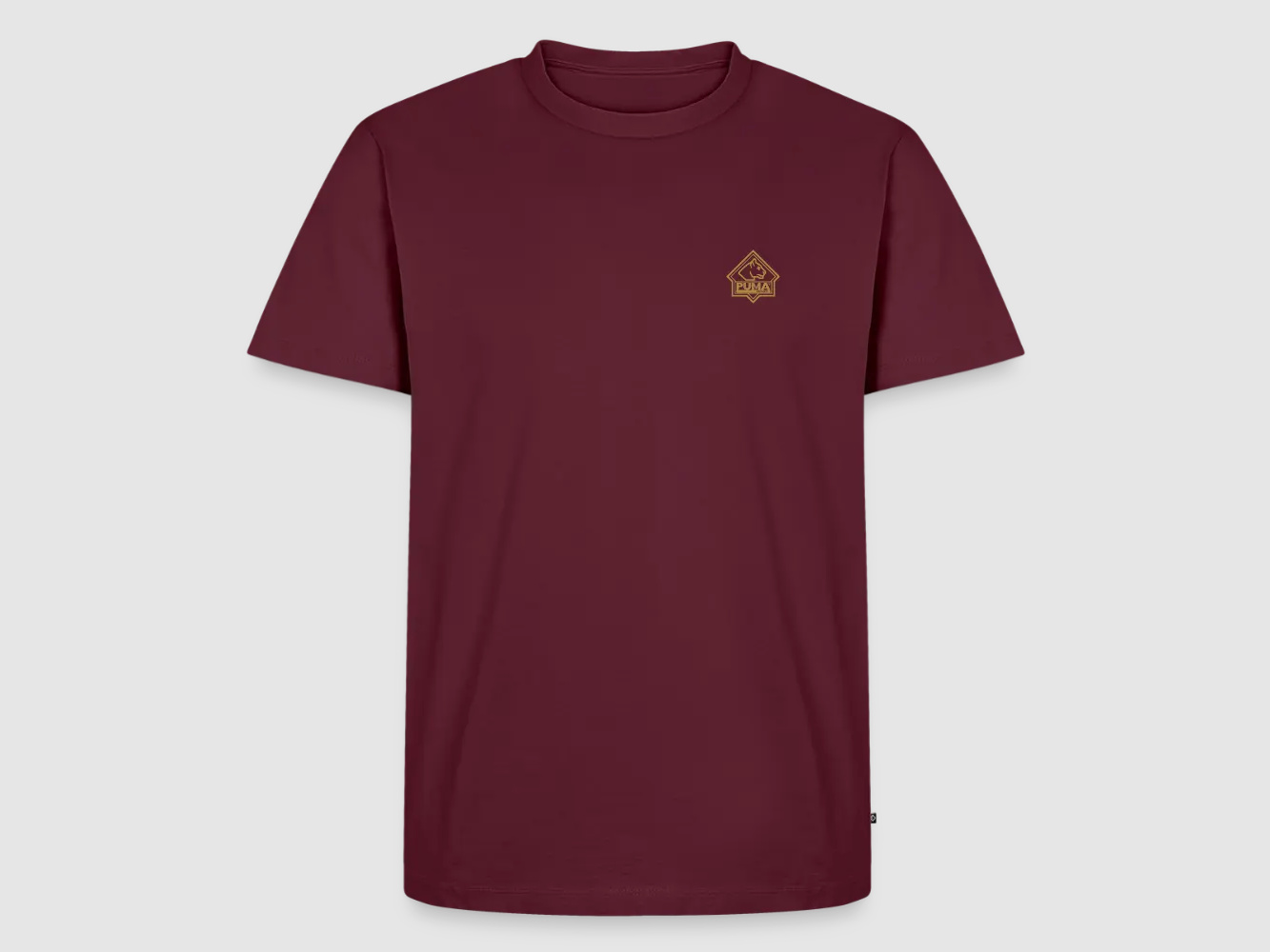 PUMA Herren Premium T-Shirt „Sharp Staff White Hunter"