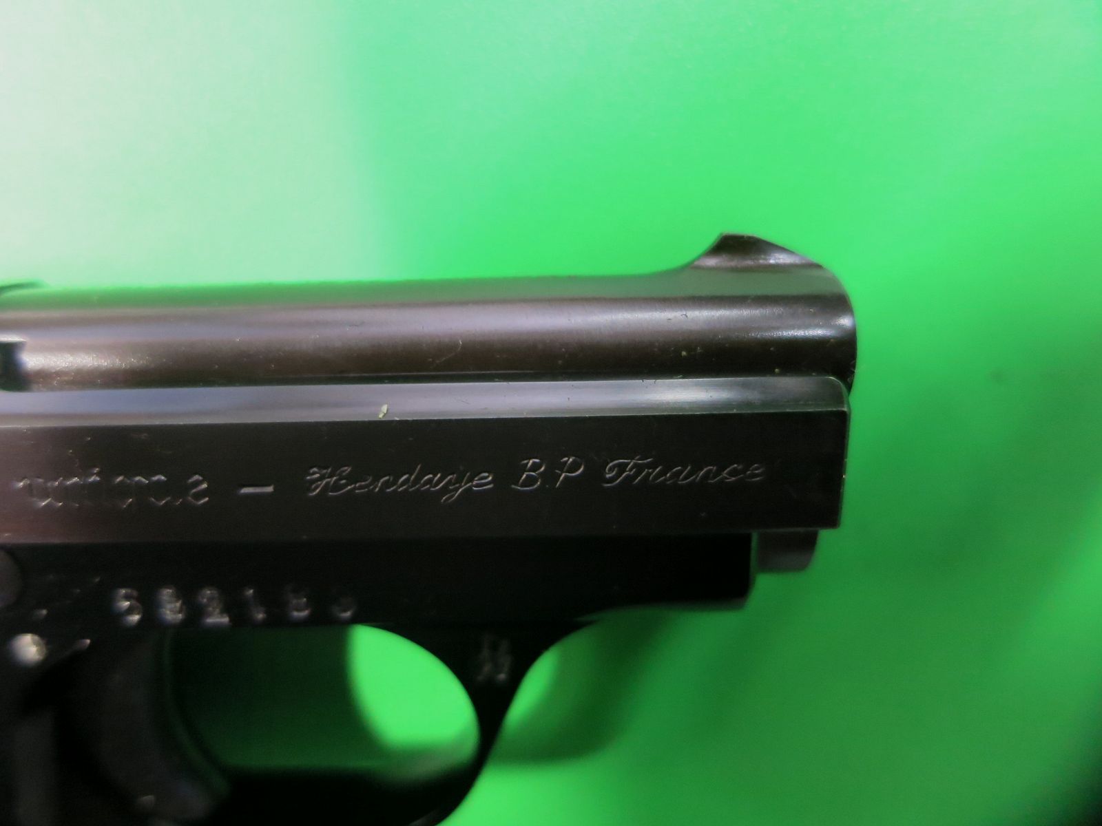 Mikros "K" (Armes Unique MAPF), Kal. 6,35 mm Browning, Box + Zertifikat      #61, Bild 7 von 7