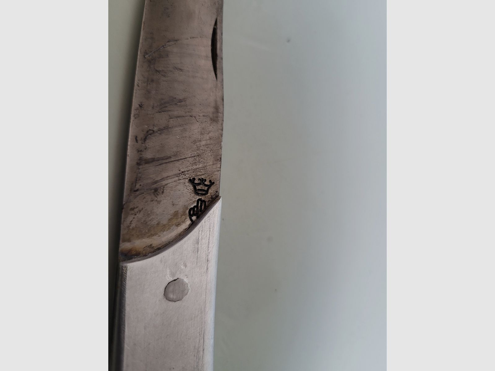 2 WK - WW cuchillo - cuchillo de soldado arte de trinchera - años 1940