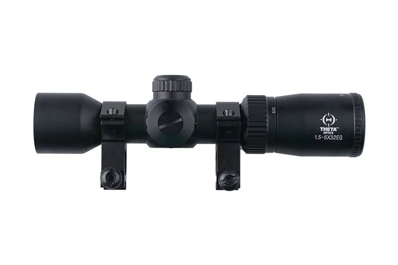 Theta Optics riflescope 1.5-5x32 EG with 22 mm mount, image 6 of 6