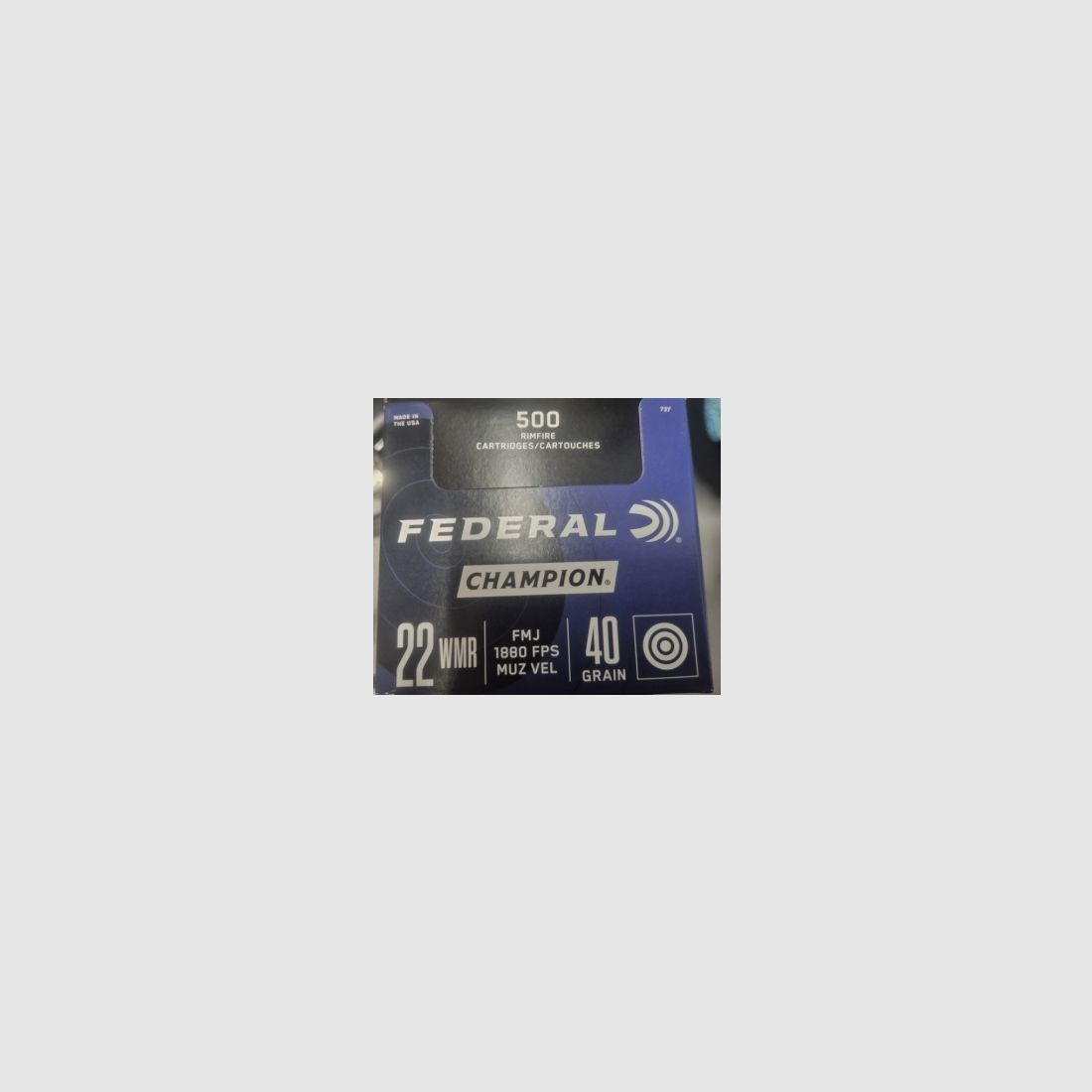 FEDERAL MUNITION .22 WMR 40GR FMJ 50 St