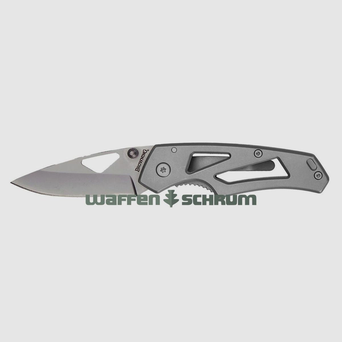 Browning Klappmesser Alpha Folding   Silver