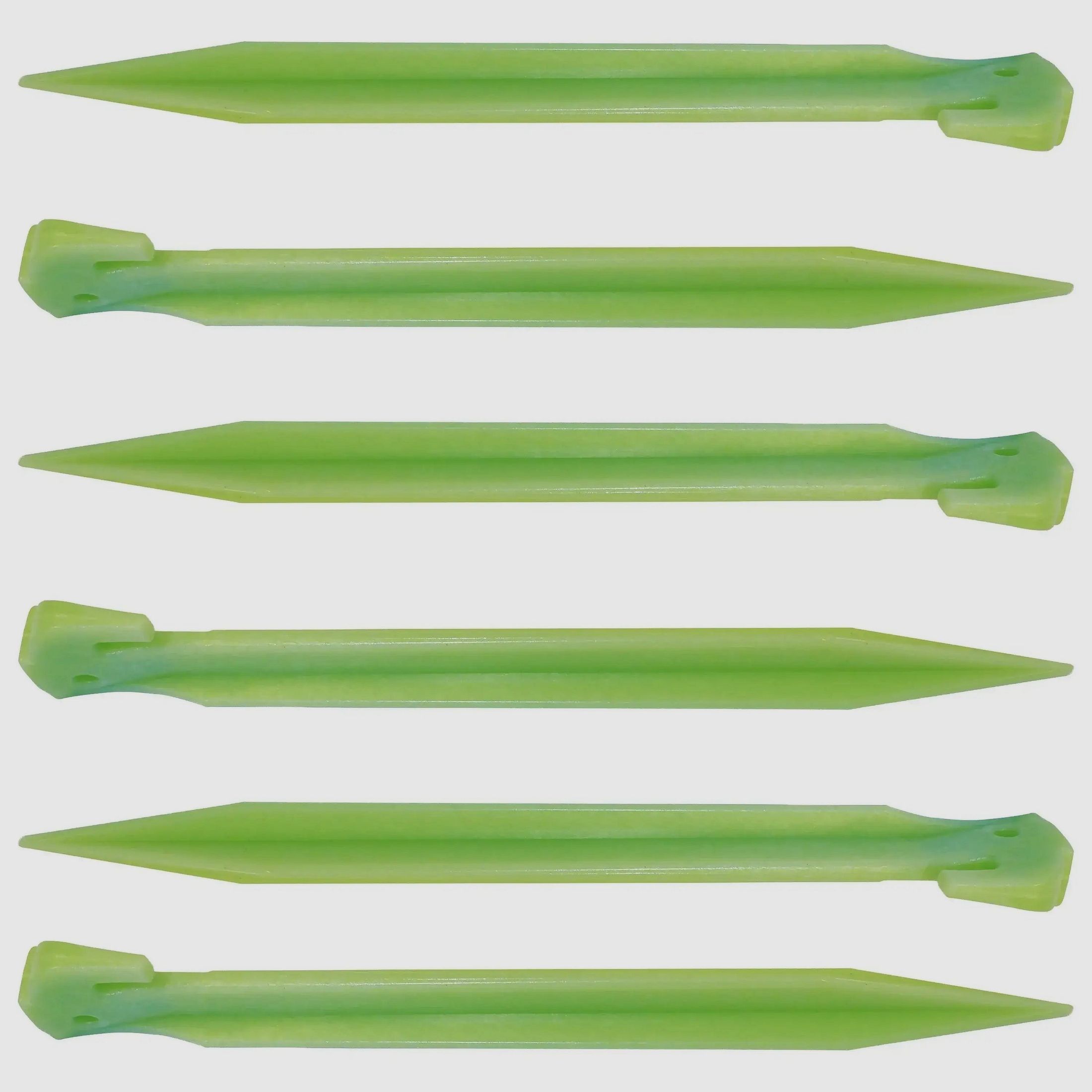 High Peak Clavo ABS Glühwurm verde juego de 6 piezas