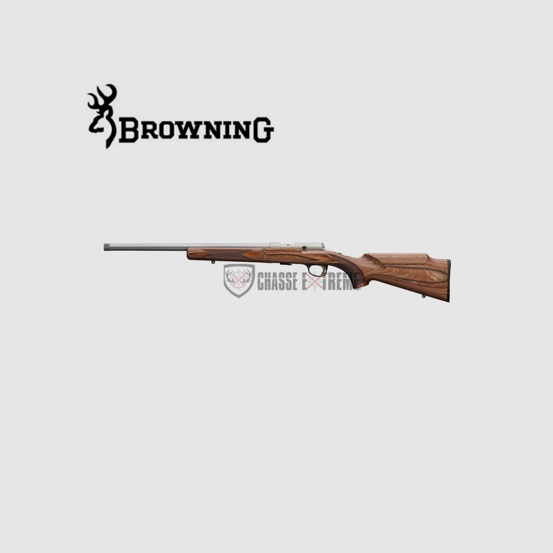 Karabina BROWNING T-Bolt Brązowa Laminowana Regulowana Stal Nierdzewna 19", zdjęcie 1 z 4