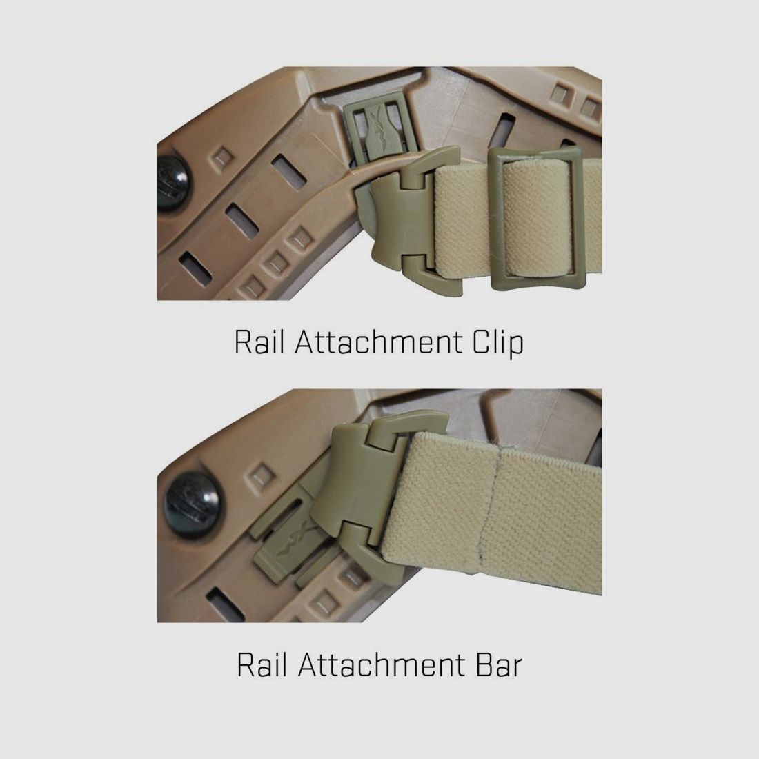 Wiley X NERVE ARC Rail Attachment System, immagine 6 di 9