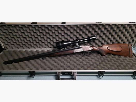 Drilling Sauer & Sohn Kaliber 16/70 und 7x65R mit Zeiss Diatal-Z 8x56 T und 2 Einsteckläufen