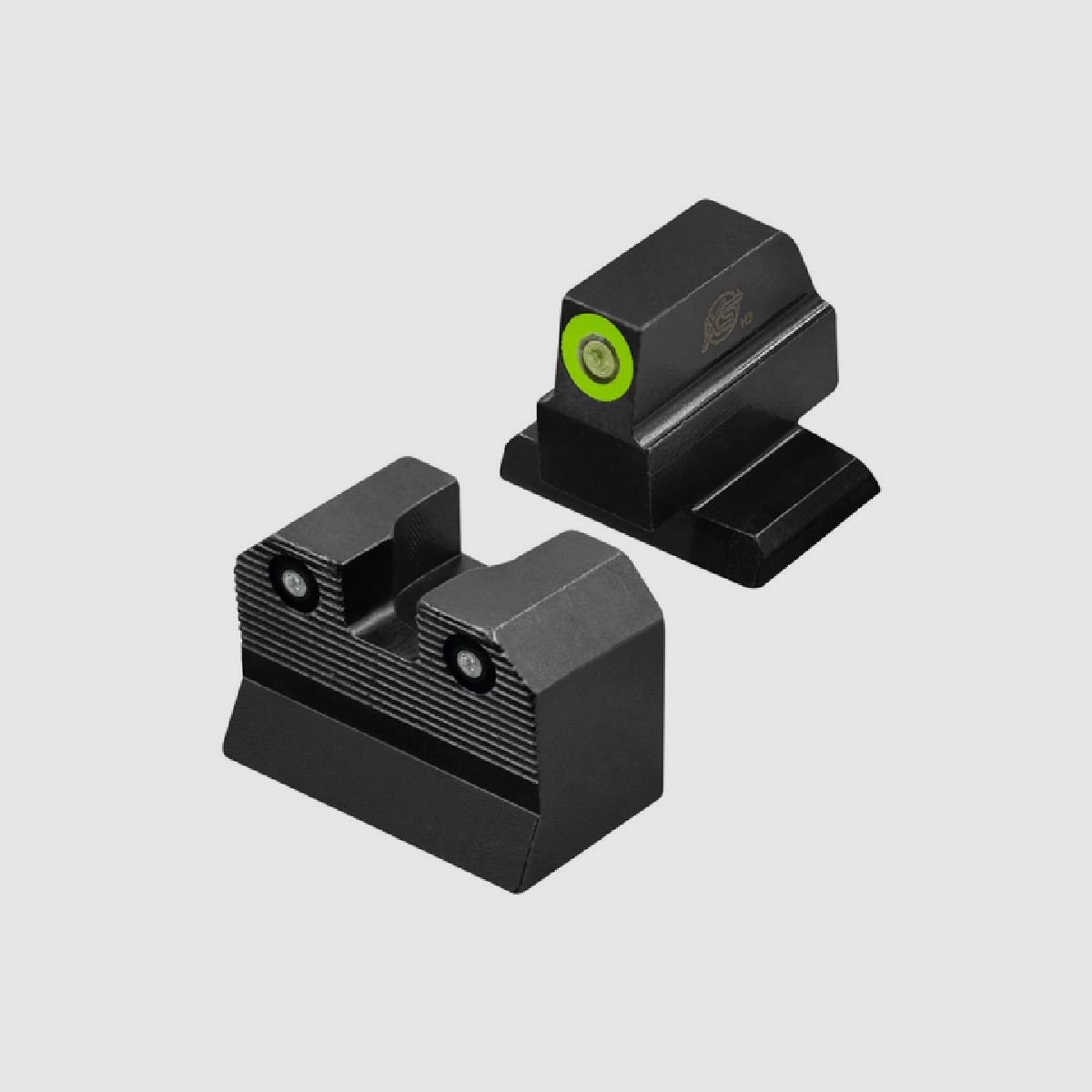 Set di mirini N-Visor R3D 2.0 Alto 3-Dot verde H&K