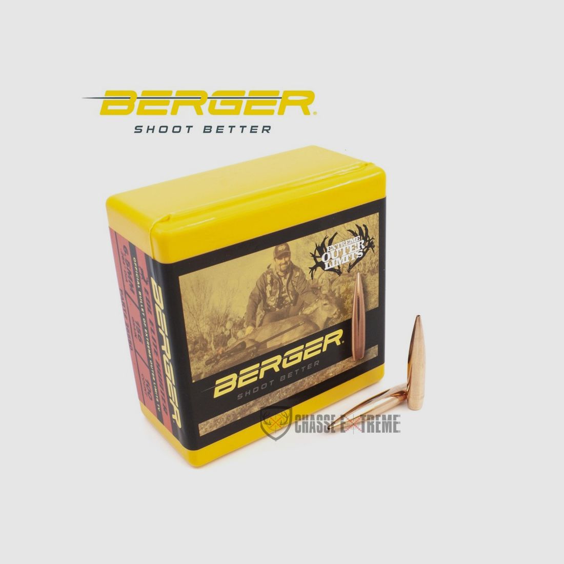 100 Geschosse BERGER Kal. 6,5mm 156gr Elite Hunter, Bild 1 von 2