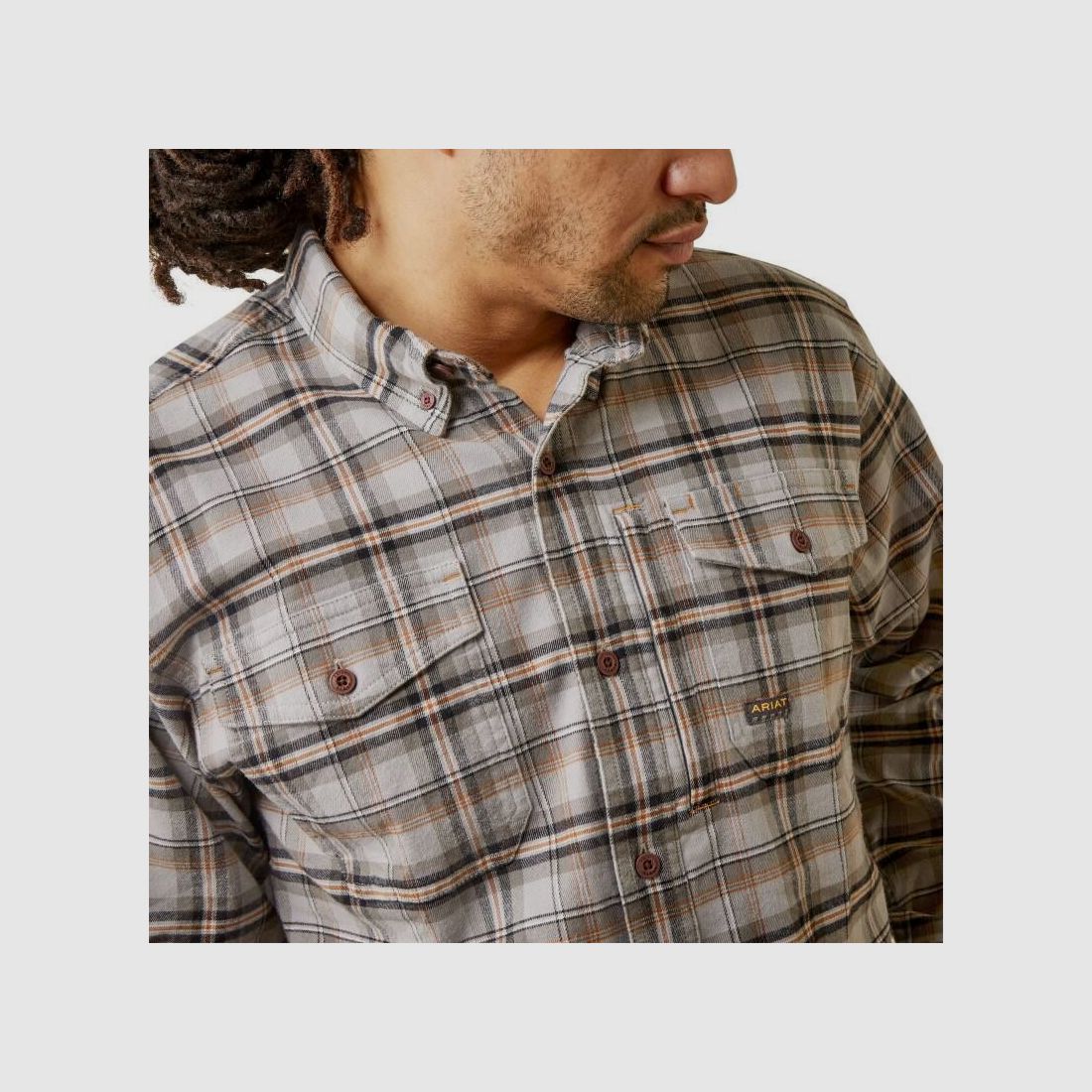 Ariat Herren Hemd Rebar® Work Flanell DuraStretch