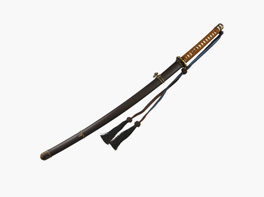 DerShogun WW2 Katana Gunto Samuraischwert mit scharfer Klinge aus 1045 Carbonstahl
