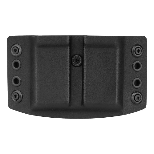 DOUBLETAP GEAR – OWB Kydex-magazijnhouder voor twee magazijnen voor CZ Shadow, Walther P99 – Zwart, afbeelding 1 van 3