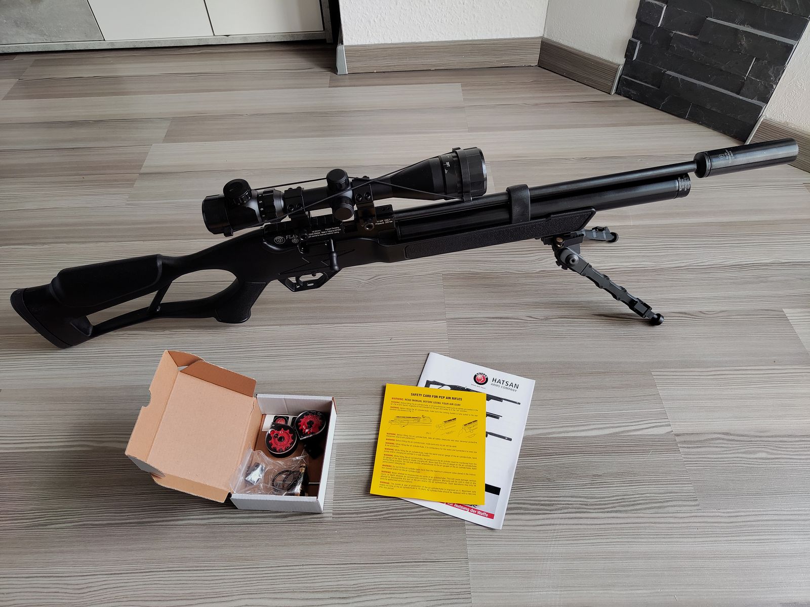 Pressluftgewehr Hatsan Flash Kaliber .25/6,35mm bis 54 Joule!