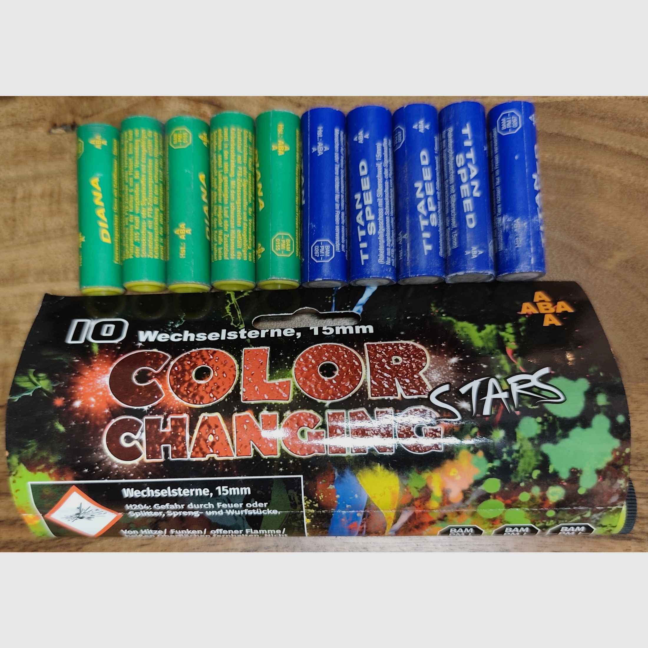 Röhm RG 89 Nickel PTB 451 Silvester Set + Pyro und Munition