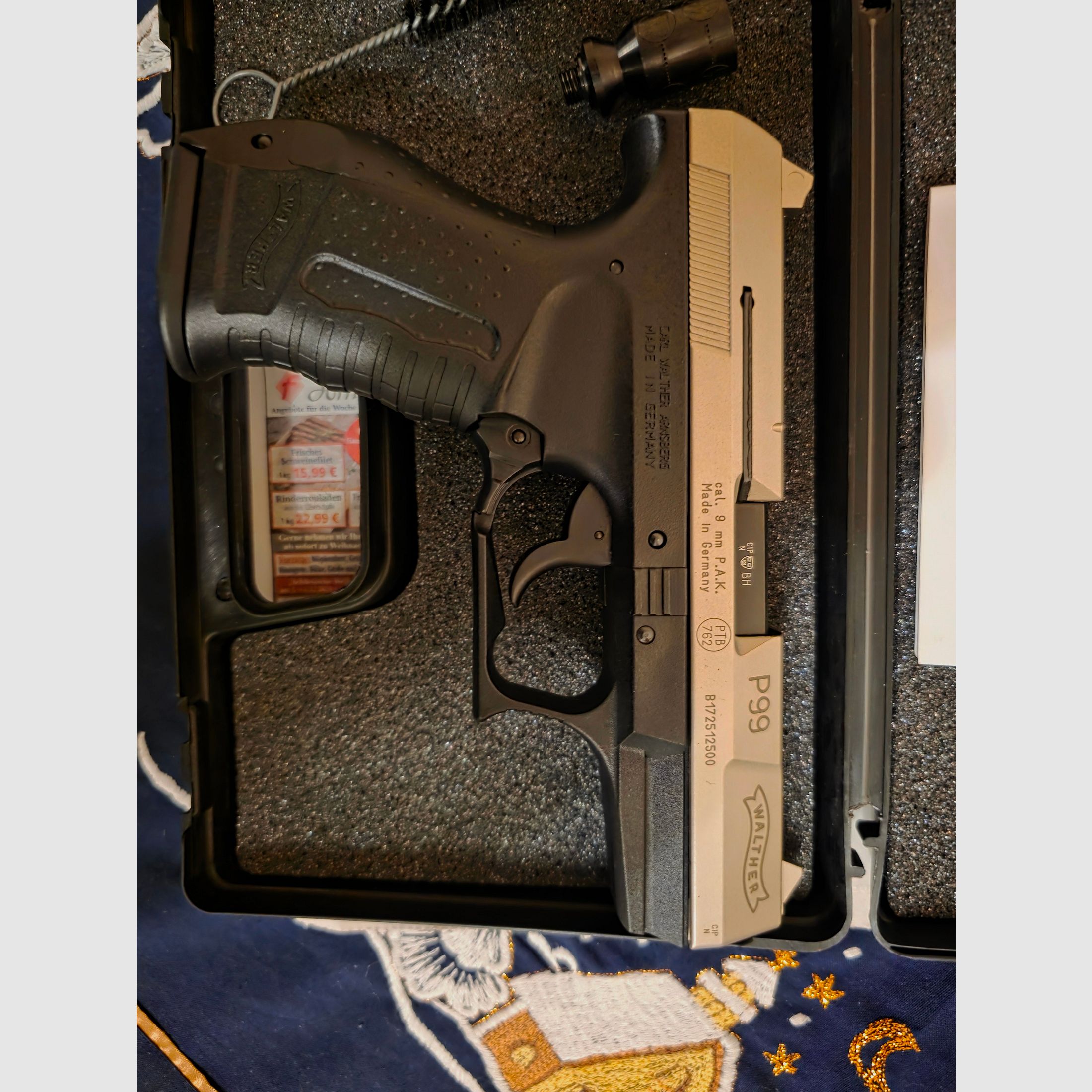 Walther P99 Bicolor NKL 9mm P.A.K Schreckschuss