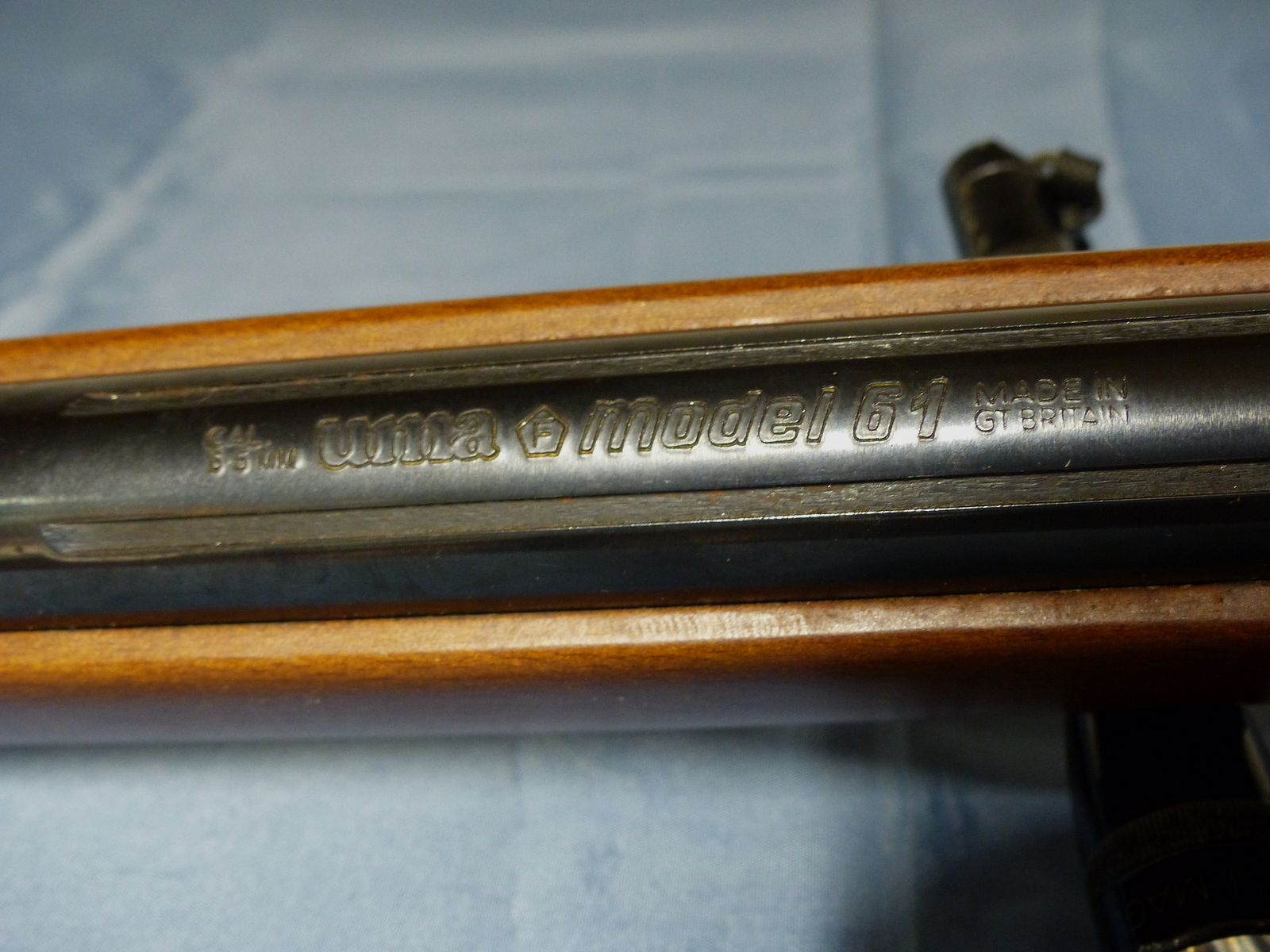 Druckluftgewehr Luftgewehr Knicklauf Uma Mod. 61 ohne F England vintage