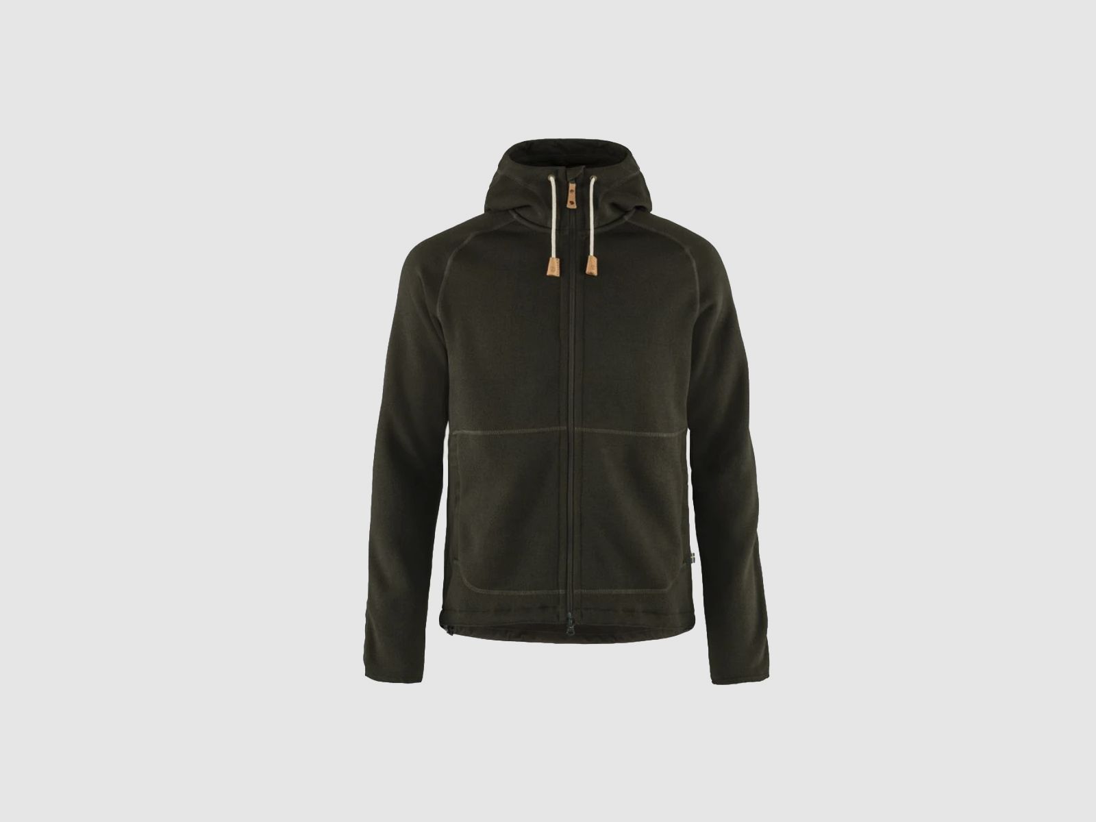 FJÄLLRÄVEN Övik Fleece Hoodie M Deep Forest