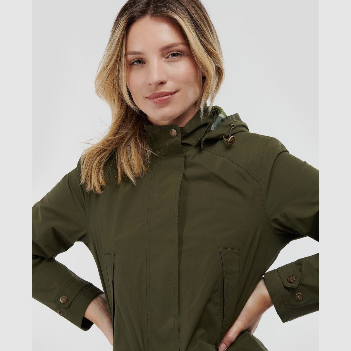 BARBOUR Clyde Jacke Olijf