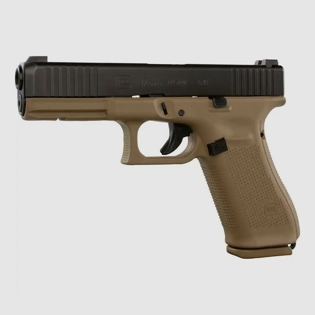Glock	 Pistole Glock 17 Gen 5 Frankreich coyote FS FXD 9mm