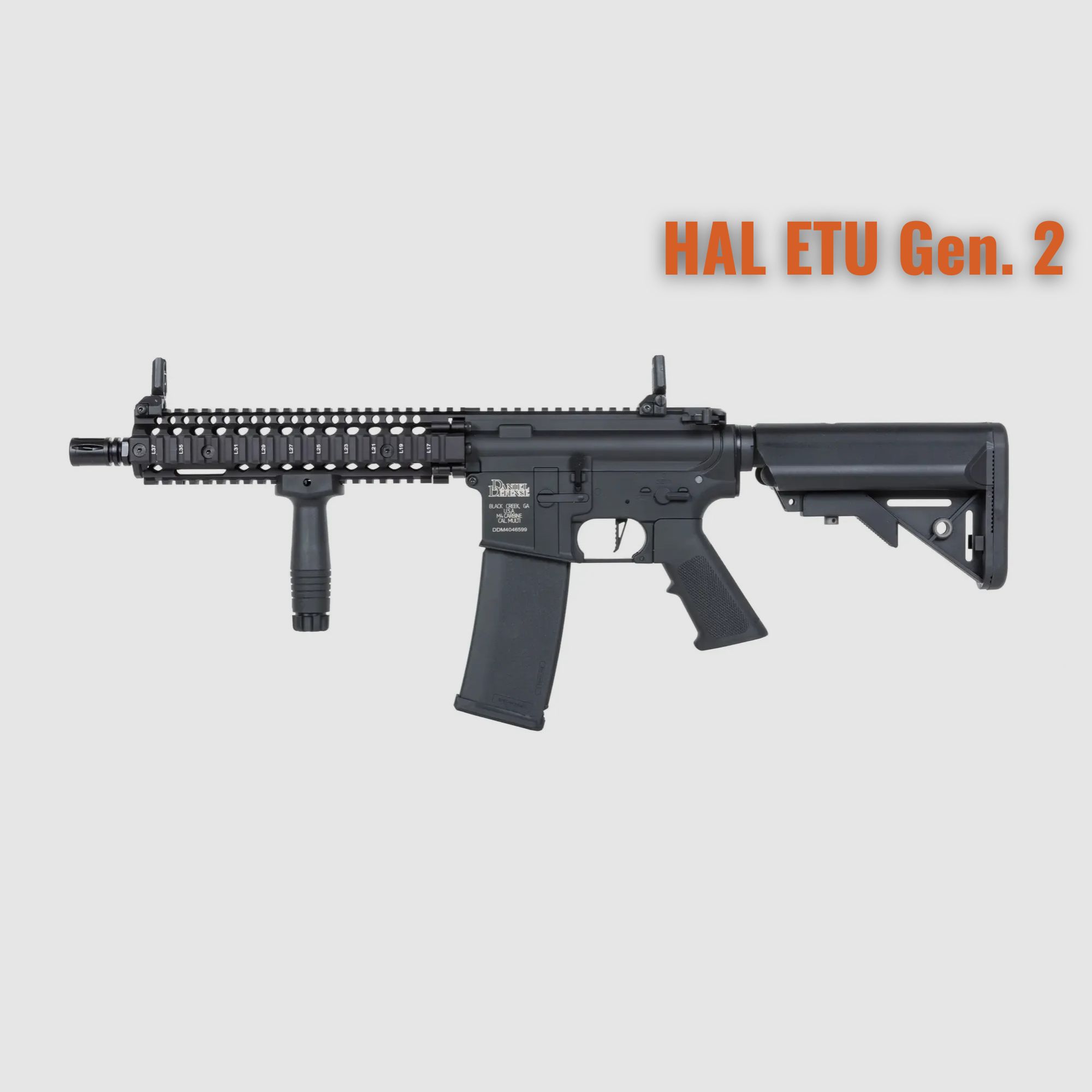 Daniel Defense® MK18 SA-C19 CORE mit HAL ETU Gen.2 S-AEG, schwarz