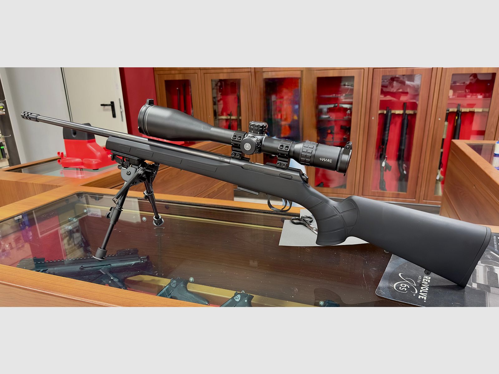 CZ 457 Synthetic - 22 magnum | Hawke 5-30/56