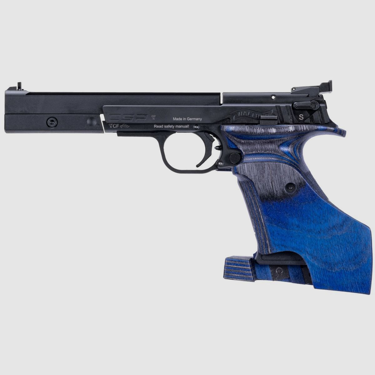 WALTHER CSP EXPERT BLUE ANGEL CAL 22LR, 10 COUPS, POIGNEE ANATOMIQUE, image 1 sur 4