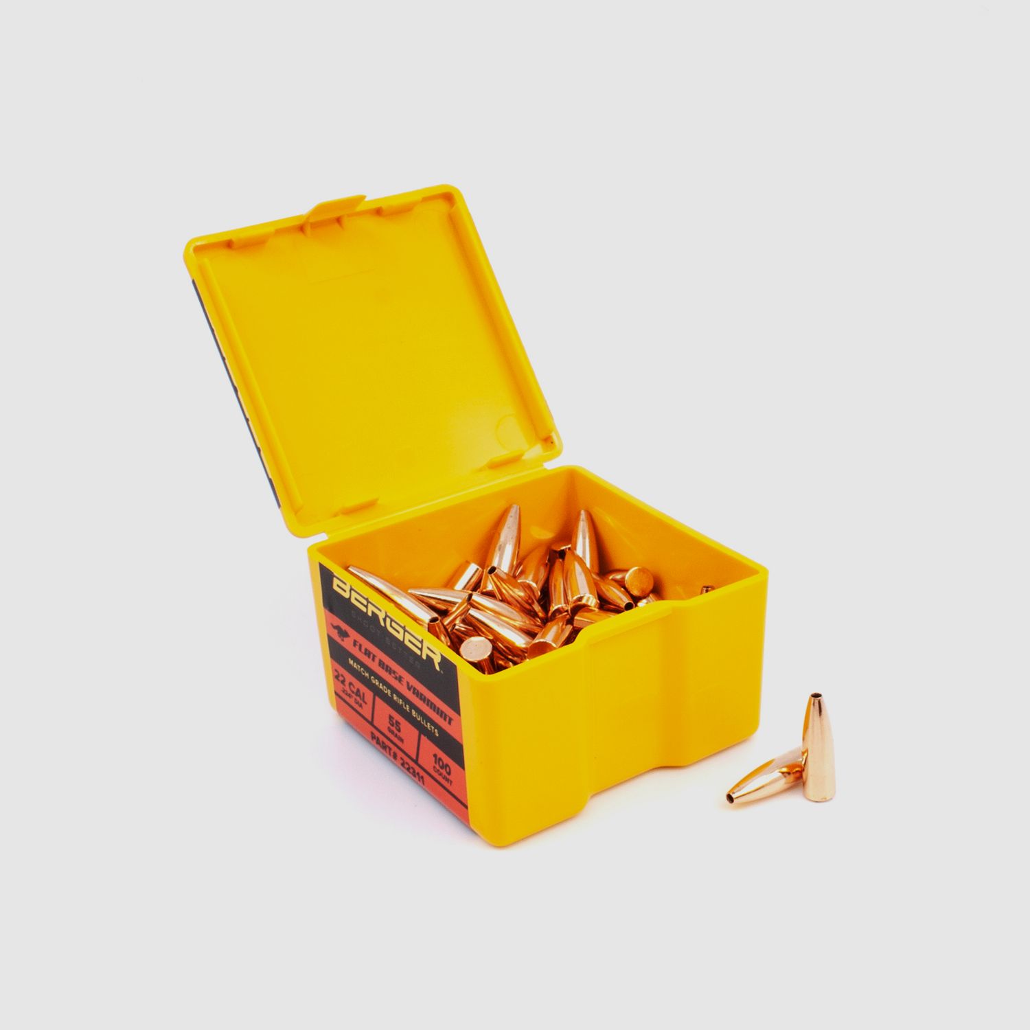 Proiettile Berger .22 FB Varmint 55GR 100 Pezzi