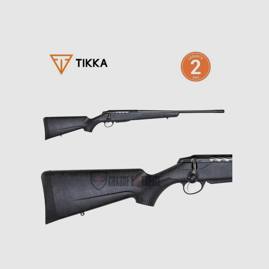 TIKKA T3x Lite Roughtech Czarny 62 cm