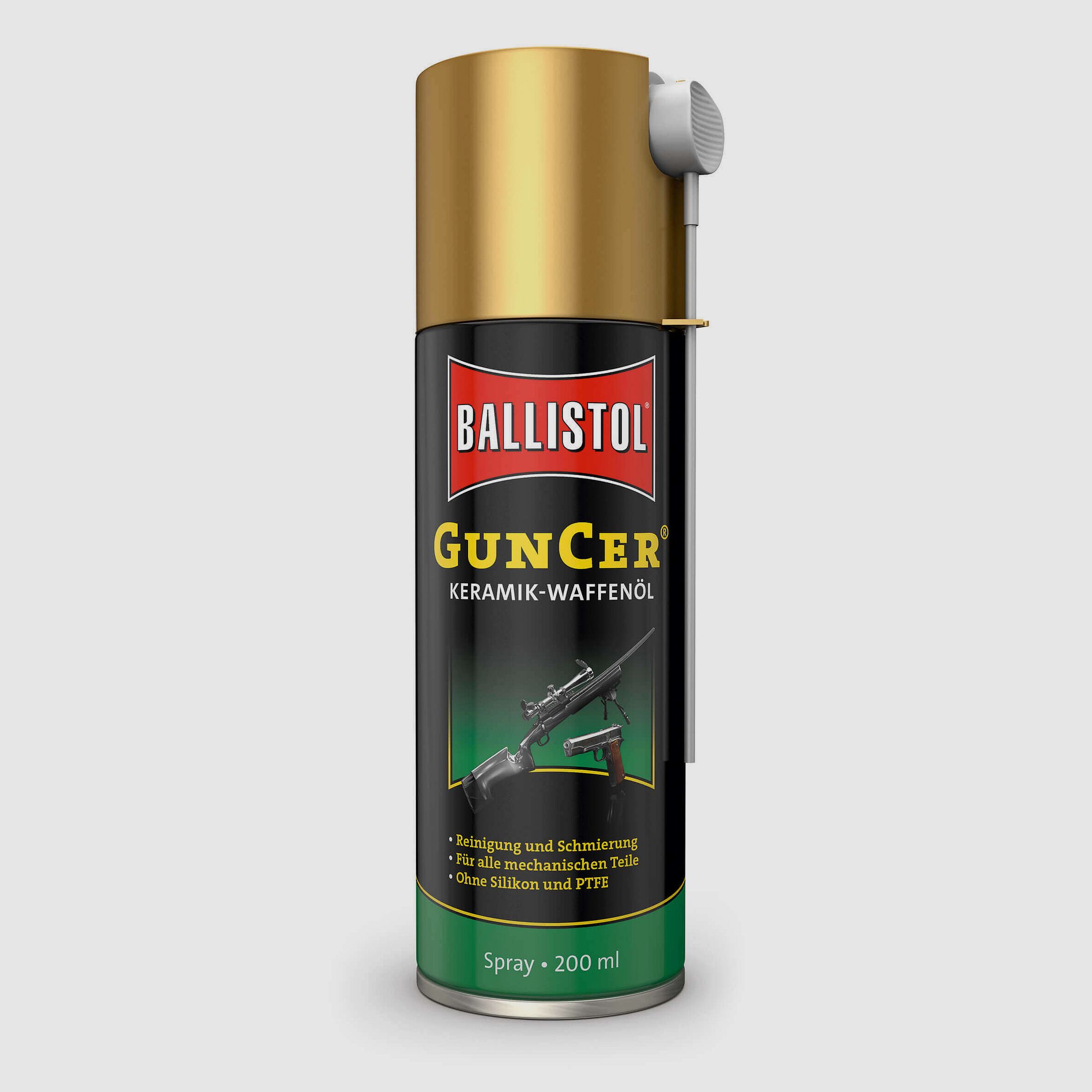 Ballistol GunCer Huile pour armes en céramique - Spray de 200 ml