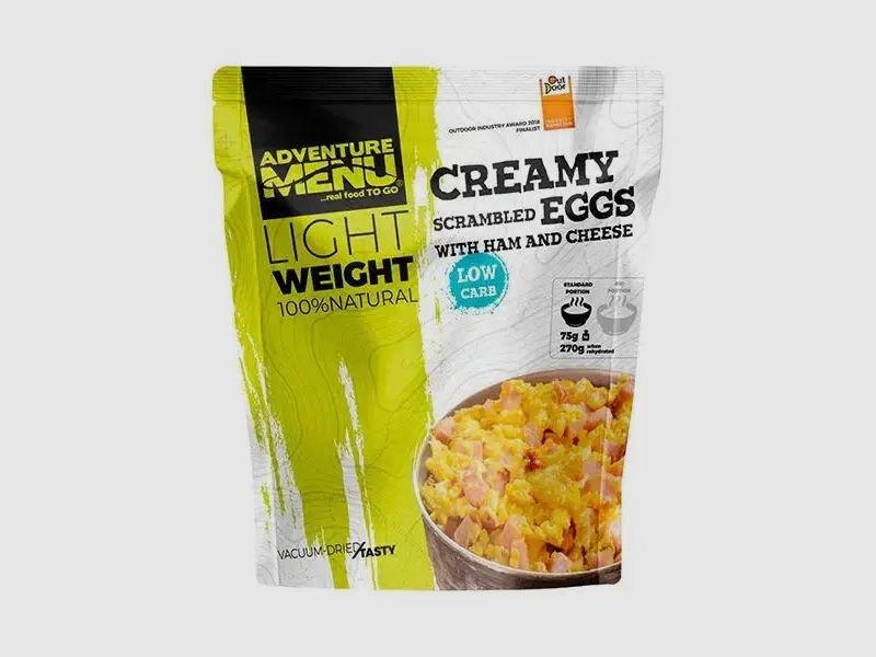 Adventure Menu Lightweight Cremiges Rührei mit Schinken und Käse