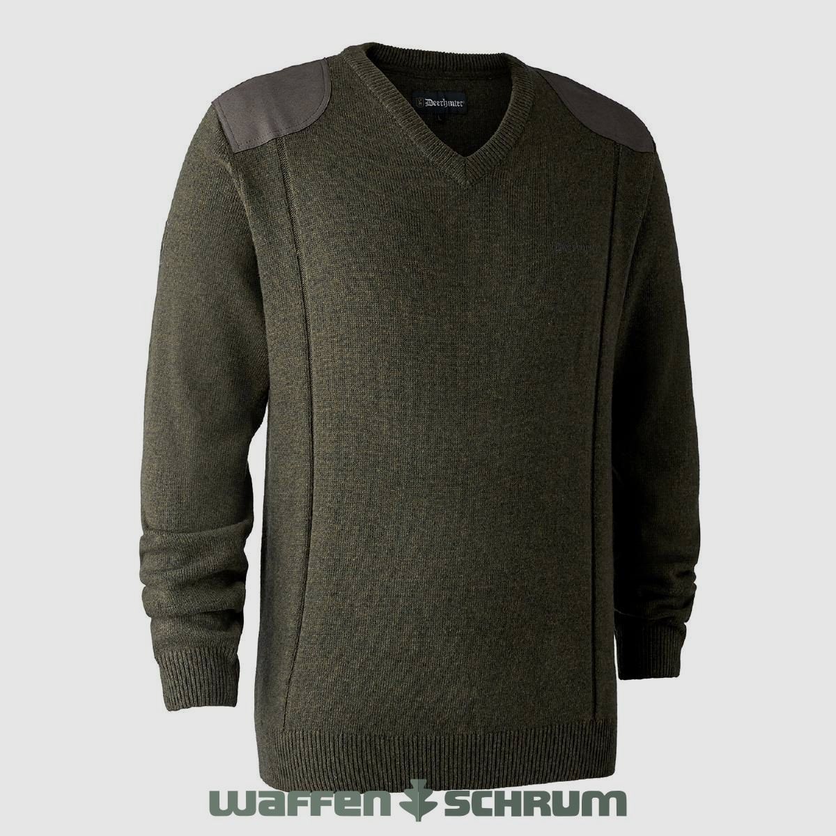 Deerhunter Pullover Sheffield m. V-hals Cypress