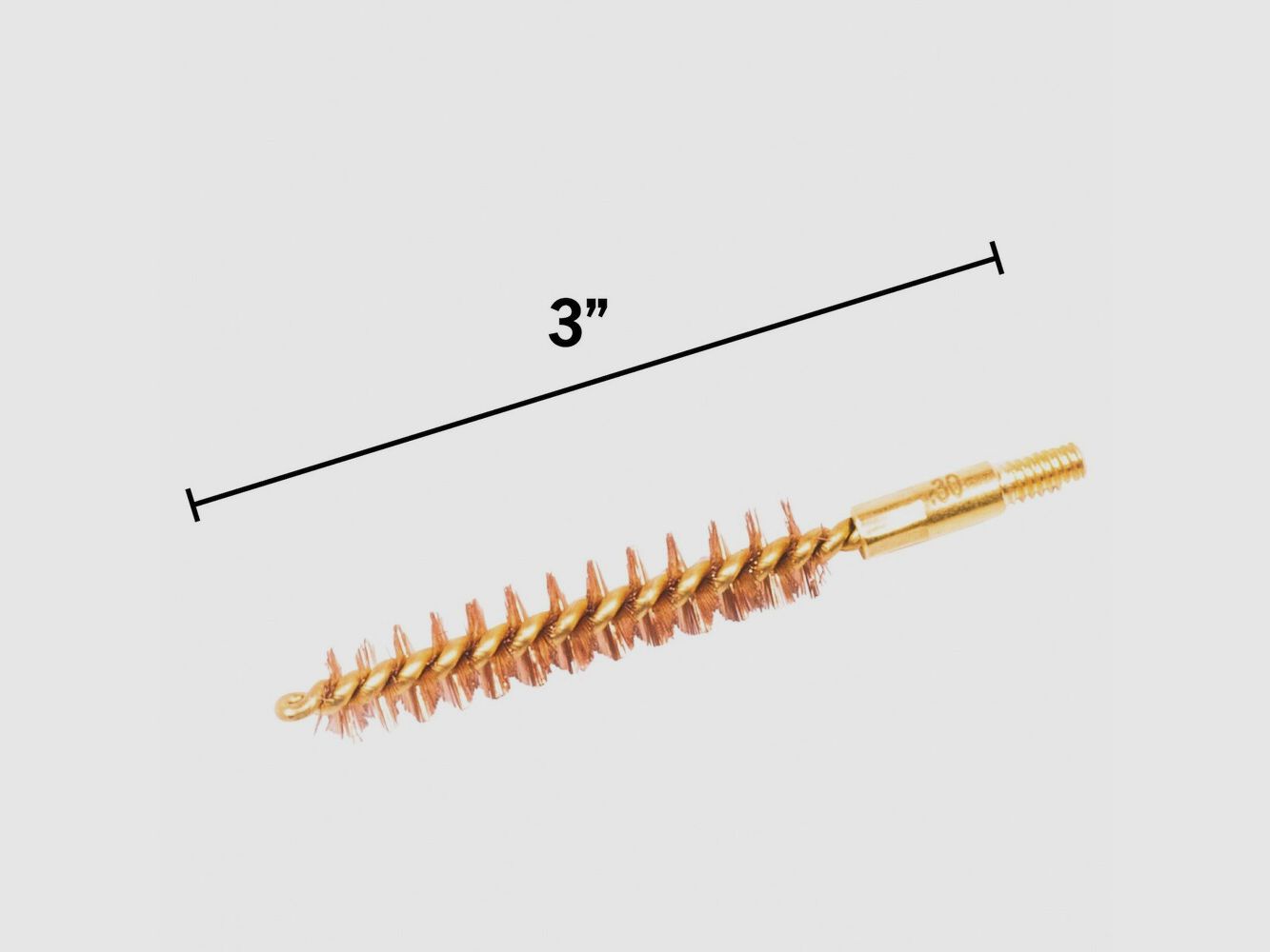 BREAKTHROUGH® Spazzola di pulizia in bronzo fosforoso (.30 / .308 / 7.62mm – filettatura 8-32″), immagine 2 di 2