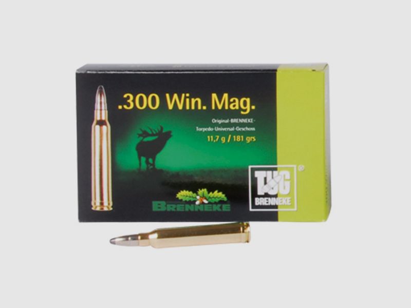 Brenneke .300 Win. Mag. 181GR TUG 20 patronen