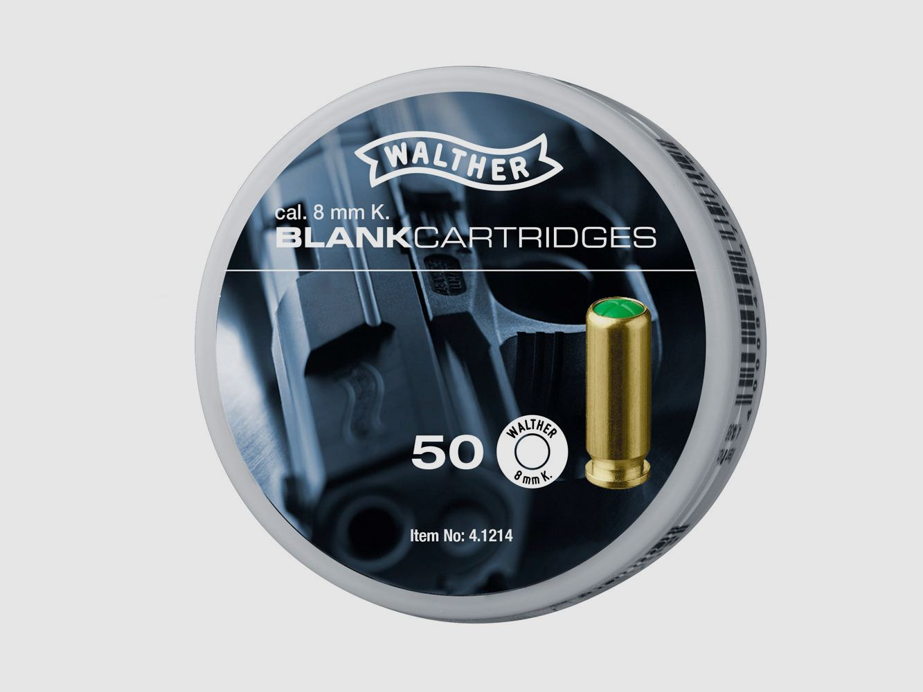 Walther Platzpatronen Kaliber 8 mm K. - 50 Schuss