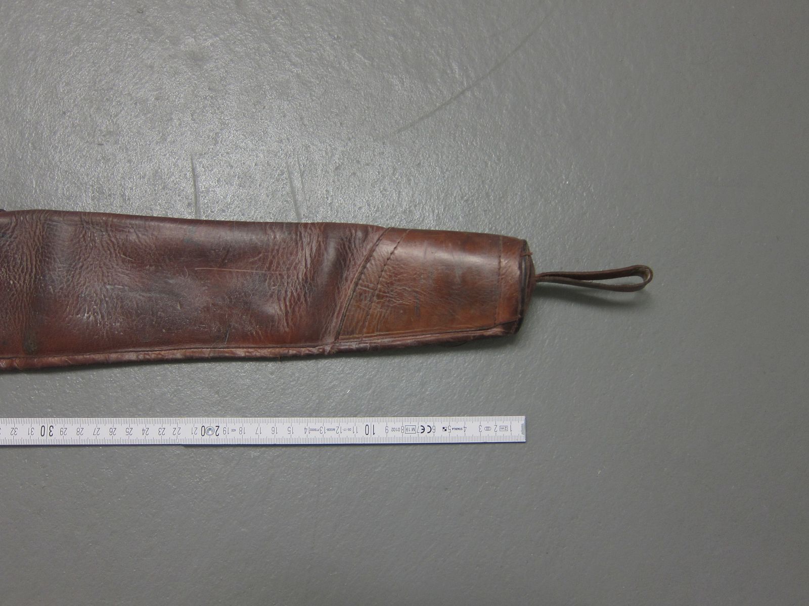 funda de cuero vieja