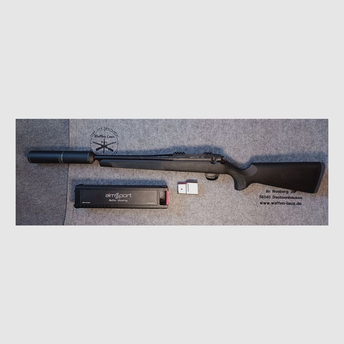 Steel Action Modell Steel Action HS gekürzter Lauf mit Schalldämpfer