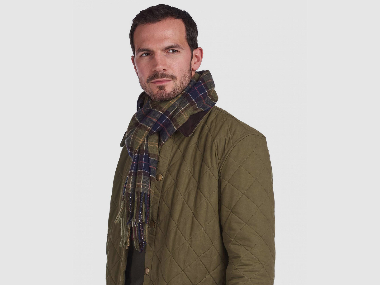 Barbour Schal ClassicTartan Lammwolle