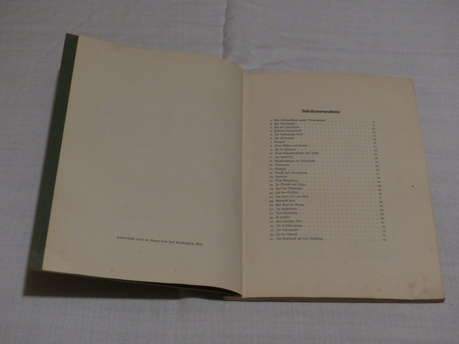 Album di adesivi completo Auf deutscher Scholle 1935