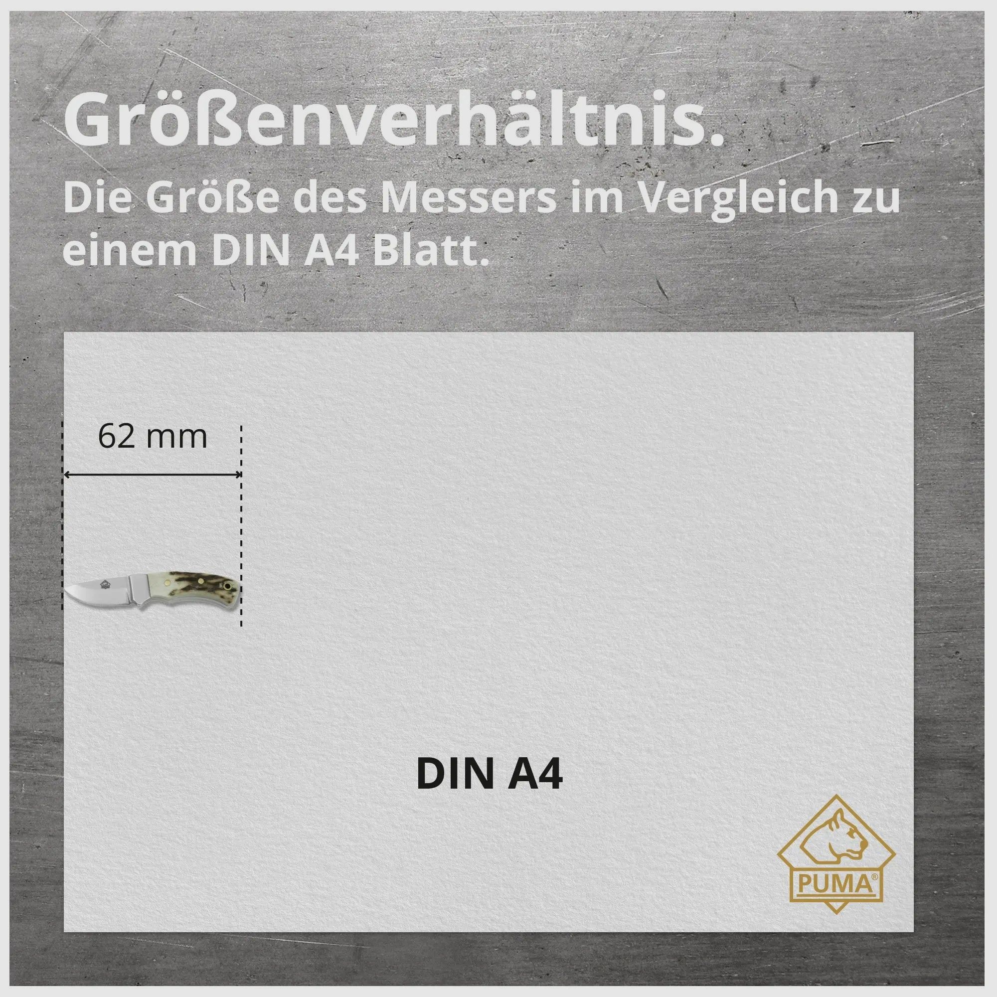 PUMA mini skinmaster, integral (Miniatur Messer)