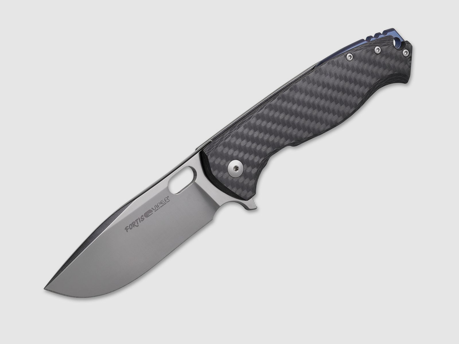 Pocket Knife VIPER FORTIS SATIN CARBON FIBER